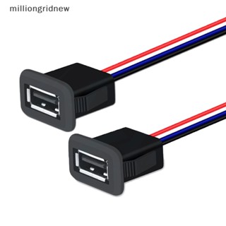 [milliongridnew] ตัวเชื่อมต่อ USB Type C Type-C พร้อมหัวเข็มขัดการ์ด ตัวเมีย กระแสไฟสูง 3A พอร์ตแจ็คชาร์จเร็ว USB-C ปลั๊กชาร์จ WQL