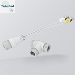 [Yobusad.th] 2-in-1 POE ตัวเชื่อมต่อสายเคเบิลกล้อง RJ45 สําหรับติดตั้งกล้อง IP