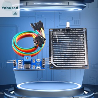 [Yobusad.th] โมดูลเซนเซอร์ตรวจจับความชื้น 5V ไฟ LED นิกเกิล