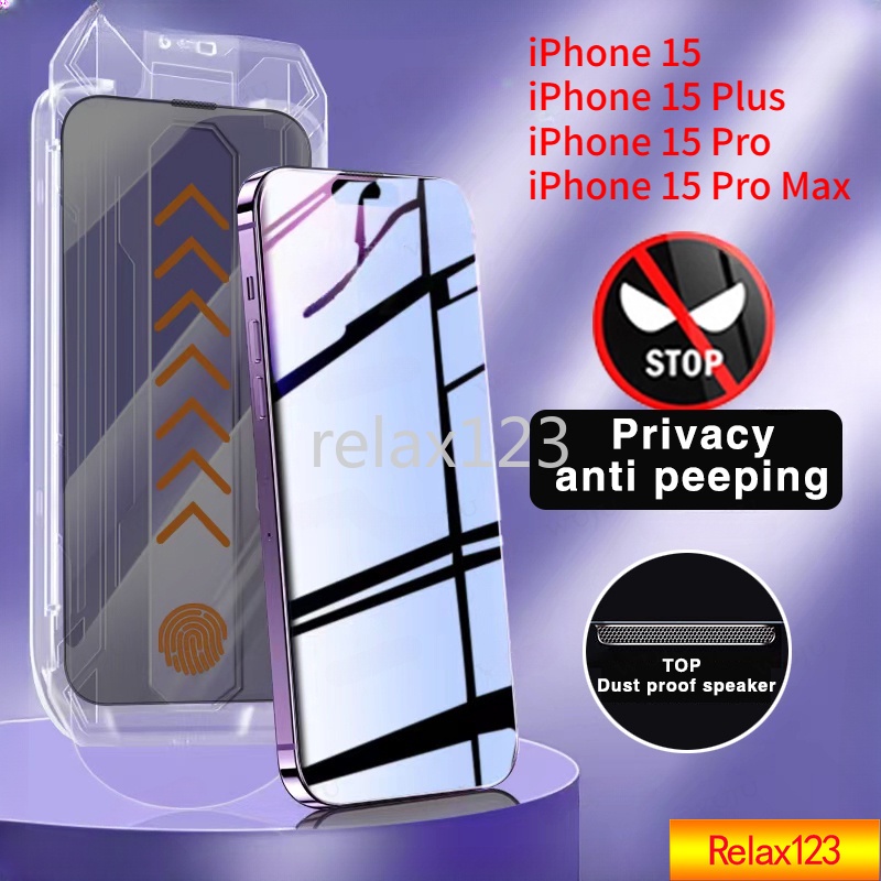 Iphone 16 Pro Max 8K Super HD High End ฝุ่น-ฟรีที่ถูกต้องติดตั้งกระจกนิรภัยสําหรับiPhone 15 15Pro 15 Plus 14 13 12 11 Pro Max Plus XS Max X XRกระจกนิรภัย