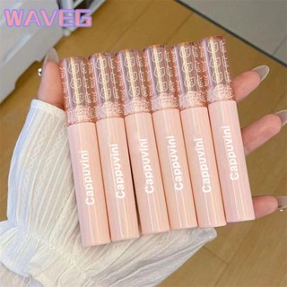 Wave Cappuvini 3d Plumping Lip Balm Waterproof Lip Tint Moisture Vitalize Grating Water Gloss Soft Touch Glossy Liquid ลิปสติก