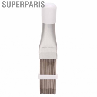 Superparis Conditioner Fin Comb Straightener Cleaner Stainless Steel Aluminum Alloy