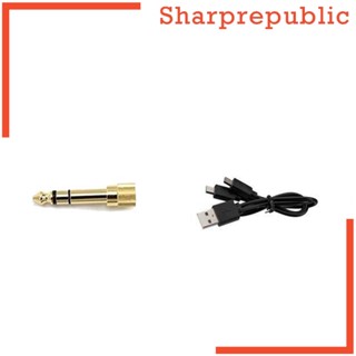 [Sharprepublic] ชุดหูฟังไมโครโฟนไร้สาย 2.4G สีดํา สําหรับห้องเรียน การสอน