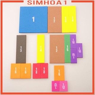 [Simhoa1] กระเบื้องไอซี และวงกลมเศษส่วน - การจัดการคณิตศาสตร์ สําหรับโรงเรียนประถม 22 ชิ้น