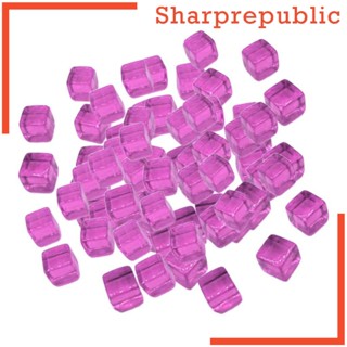 [Sharprepublic] เกมกระดานลูกเต๋า 10 มม. หลากสี สําหรับของเล่น KTV ปาร์ตี้ 100 ชิ้น