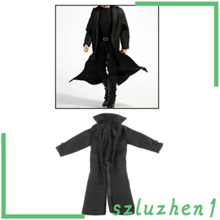 [Szluzhen1] เสื้อโค้ท Trench Coat สเกล 1/6 สําหรับตุ๊กตา Hot Stuff TTL CY Girl