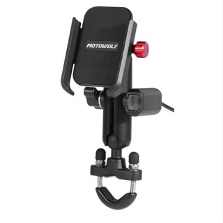 ที่จับโทรศัพท์แบบยึดแฮนด์ MOTOWOLF รุ่น MDL-2821