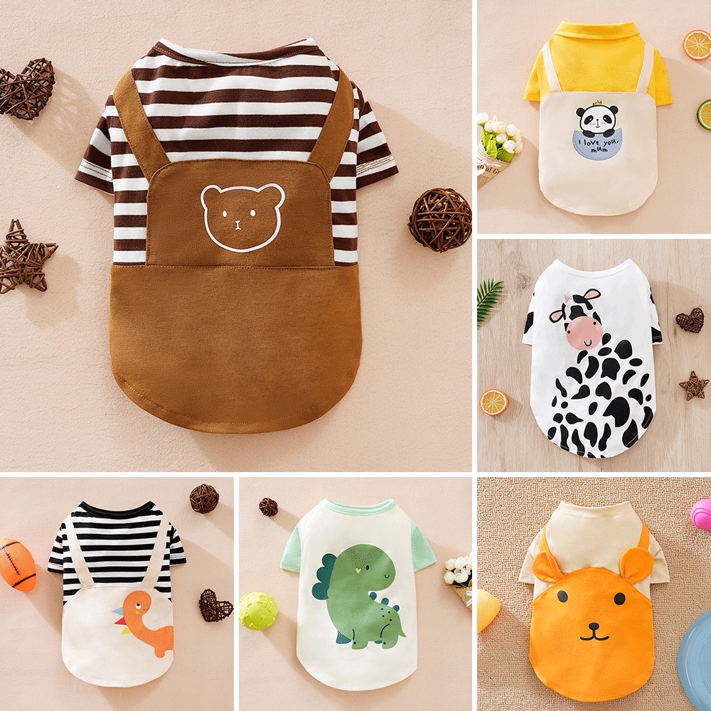 เสื้อผ้าสัตว์เลี้ยง ผ้าพันคอ ลายตุ๊กตาหมี สับปะรด น่ารัก สไตล์โพเมอเรเนียน สําหรับสัตว์เลี้ยง