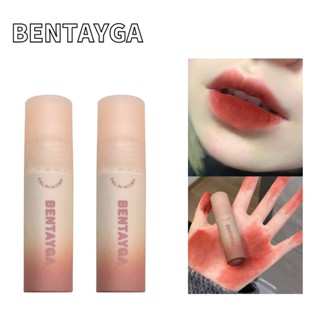 Bentayga [สินค้าใหม่บนชั้นวาง] ลิปสติก ลิปกลอส เนื้อแมตต์กํามะหยี่ สีเทา และสีชมพู ติดทนนาน