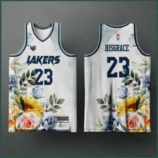 Sy3 JAMES เสื้อกีฬาบาสเก็ตบอล ขนาดใหญ่ ลาย Jersey Concept Lakers สําหรับผู้ชาย ผู้หญิง YS3