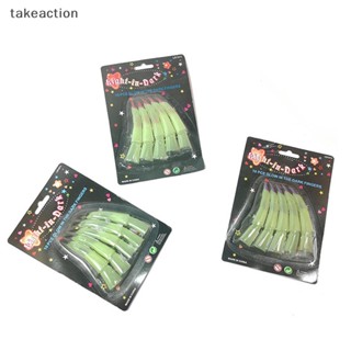 [takeaction] เล็บปลอมแวมไพร์ แม่มด เรืองแสง 10 ชิ้น [พร้อมส่ง]