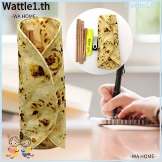 Wttle Tortilla กระเป๋าดินสอ แบบม้วน สไตล์สร้างสรรค์ สําหรับนักเรียน