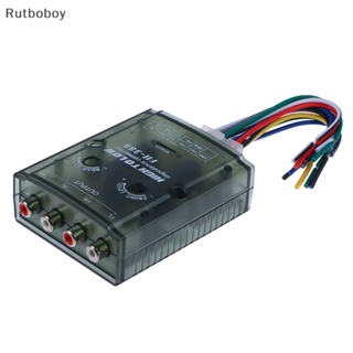 [Rut] อุปกรณ์แปลงสัญญาณเสียงสเตอริโอ 12V 4 ช่องทาง ความถี่ลําโพง COD สําหรับรถยนต์