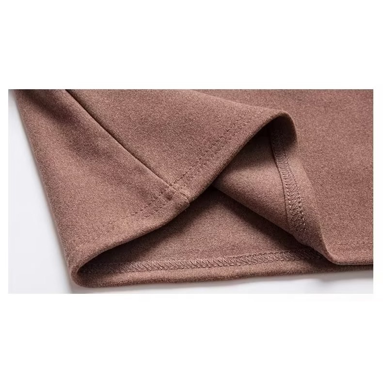 เสื้อยืดแขนยาว ผ้ากํามะหยี่ สองด้าน ขนาดใหญ่ ให้ความอบอุ่น เหมาะกับฤดูใบไม้ร่วง และฤดูหนาว สไตล์เยอรมัน สําหรับผู้ชาย