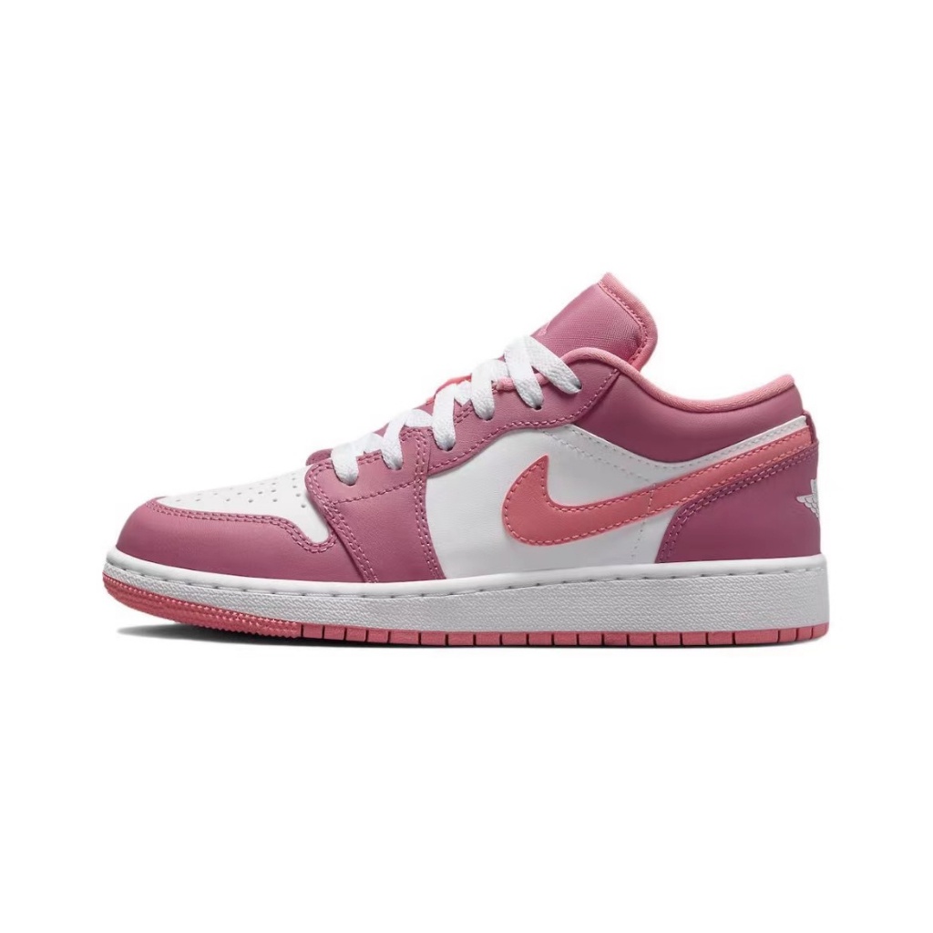 Jordan 1 low Desert Berry white pink