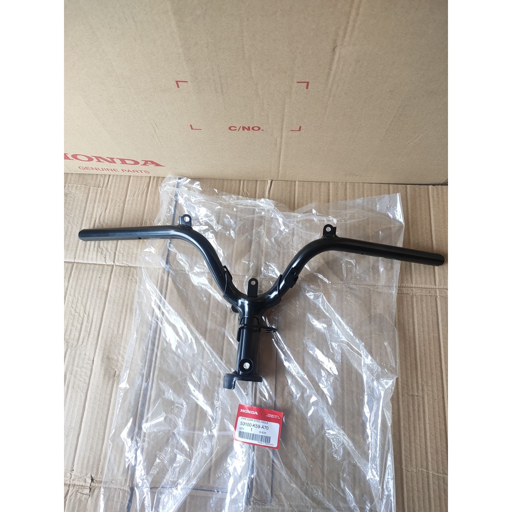 53100-K59-A70แฮนด์บังคับเลี้ยวแท้ HONDA CLICK 125iปี2019-20, CLICK 150Iปี2019-20,1ชิ้น อะไหล่แท้HONDA