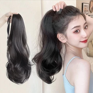 แฮร์พีช หางม้า แบบผูก ดัดลอนคลายๆ ใช้งานง่าย ผมนิ่ม ไม่เงา ดูเป็นธรรมชาติ RenKin&Pursue