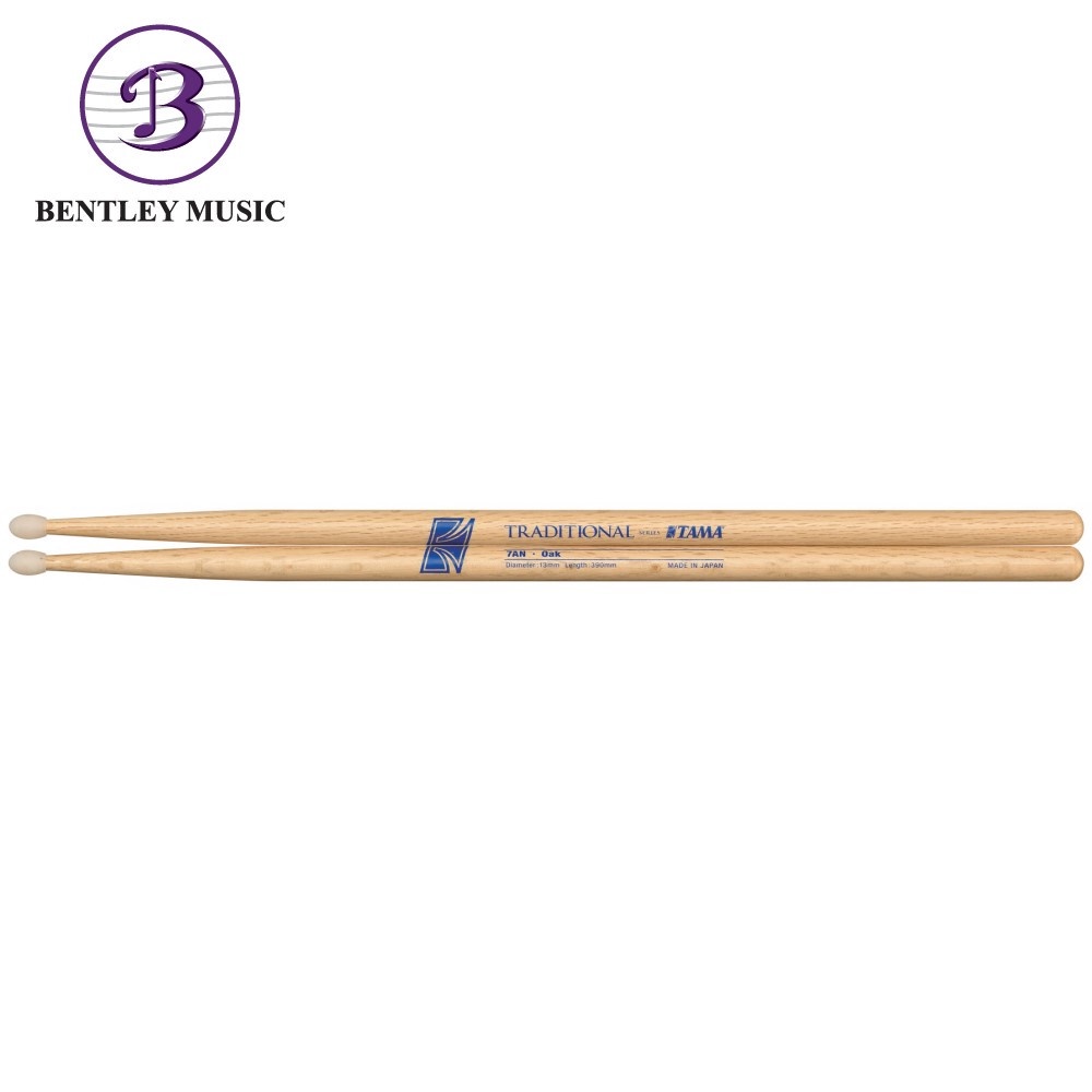 Tamama O7AN Traditional Series 7A Japanese Oak Nylon Drumsticks