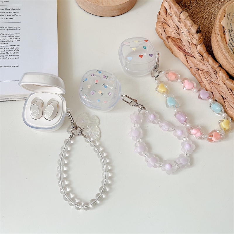 สําหรับ Baseus Bowie WM01 WM02 เคส Case เคสหูฟัง ลายดอกไม้ ผีเสื้อน่ารัก สําหรับ