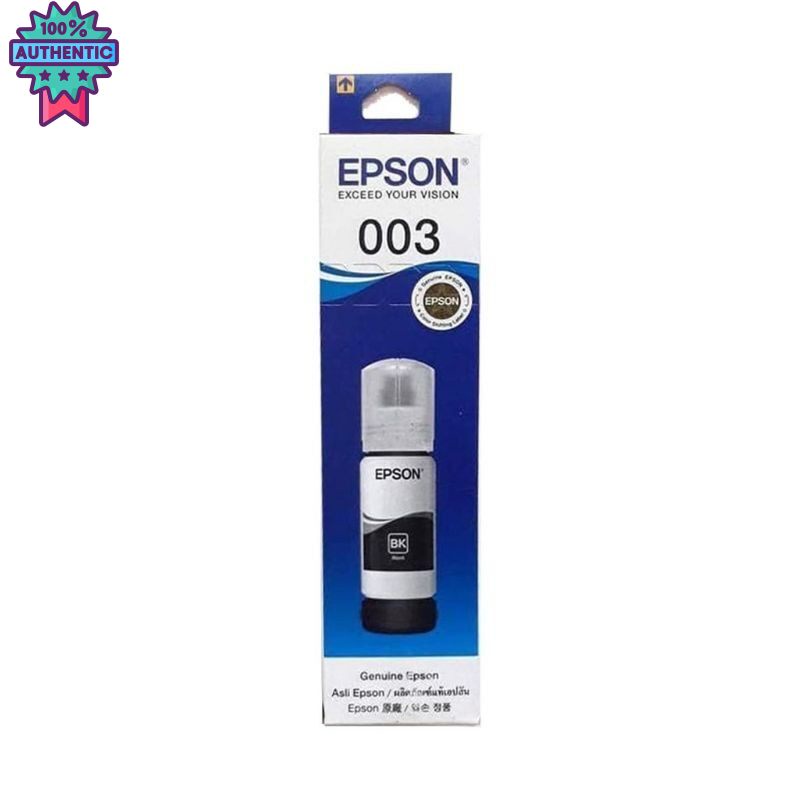 หมึก Epson 003 แท้% Epson L3110 / L3150 / L5190/L3210/L3216/L3250/L3256/L5290/L5296（สามารถออกใเสร็จได้）