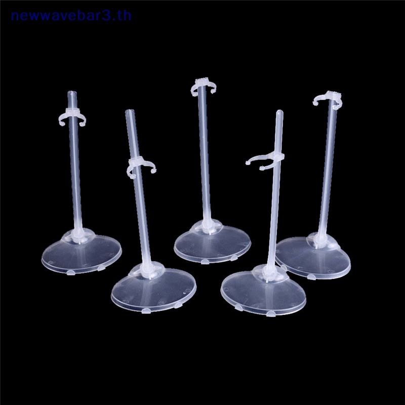 {}newwave} ขาตั้งพลาสติก สําหรับวางตุ๊กตา 5 ชิ้น ขาตั้งพลาสติก อุปกรณ์เสริม สําหรับตุ๊กตา จํานวน 5 ชิ้น ใหม่ ขาตั้งพลาสติก สําหรับตั้งโชว์ตุ๊กตา 5 ชิ้น
