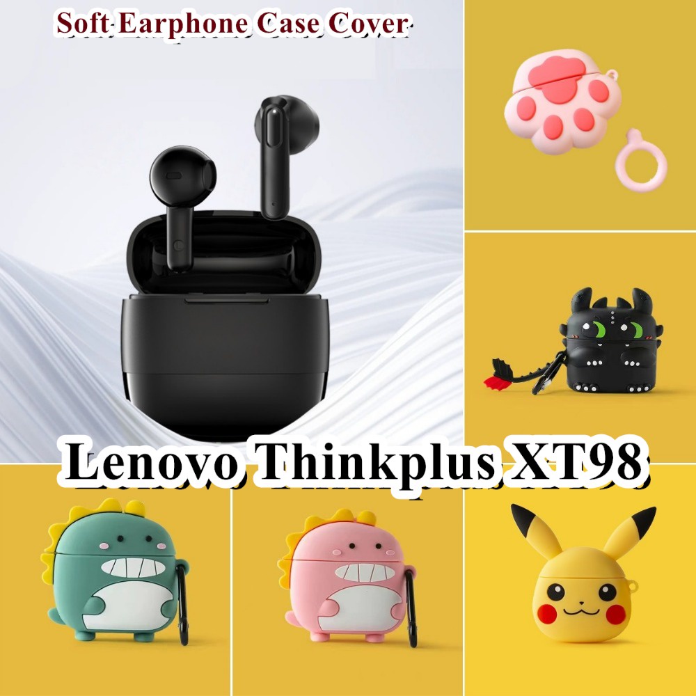 อนาคตดาวสําหรับ Lenovo Thinkplus XT98 กรณีนวัตกรรมการ์ตูนซิลิโคนอ่อนนุ่มหูฟังกรณีปลอกปก