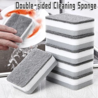 ฟองน้ําสองด้าน เช็ดทําความสะอาด / แผ่นขัดล้างจานในครัว / ผ้า…