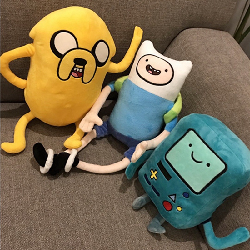ตุ๊กตายัดนุ่น รูป Adventure Time BMO Finn Jake ขนาด 12 นิ้ว ของเล่นสําหรับเด็ก
