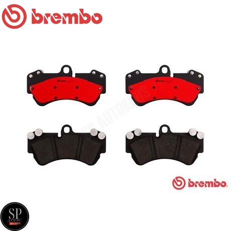 BREMBO ผ้าดิสเบรคหน้า PORSCHE CAYENNE 955 (3.0D 3.6 4.5 4.8) จาน 330mm,  Audi Q7 #ปั๊ม Brembo 17Z (6