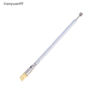 Tianyuanfff เสาอากาศวิทยุ AM FM สเตนเลส ยืดหดได้ 5 ส่วน 37 ซ…
