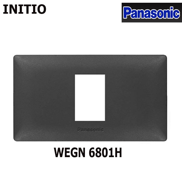 อุปกณ์ไฟฟ้า PANASONIC-ฝาพลาสติก 1ช่อง-3ช่อง รุ่นอินิชีโอ สีเทา WEGN 6801H,WEGN 6802H,WEGN 6803H