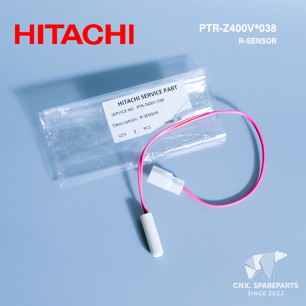 PTR-Z400V*038 R-SENSOR-SV เซ็นเซอร์วัดอุณหภูมิช่องแช่เย็น HITACHI เซ็นเซอร์ตู้เย็นฮิตาชิ อะไหล่ตู้เย