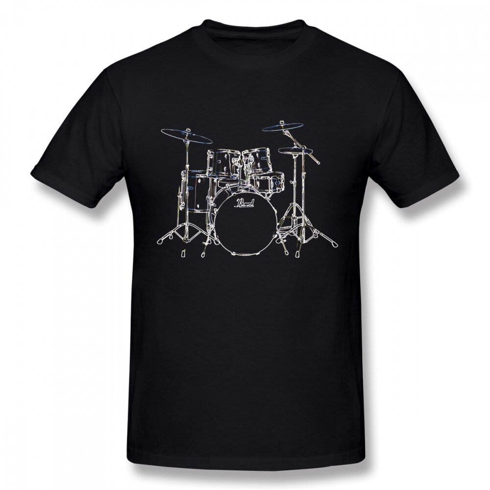 S-5XL Tama กลองเสื้อยืดลาย Rock Heavy Metal Pop Music เสื้อยืดคอตตอน