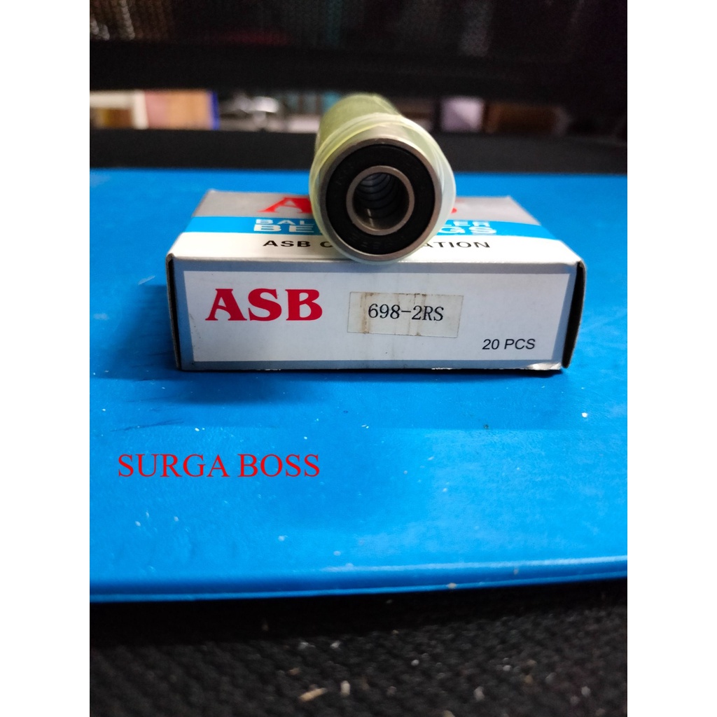 MINIMAL Bearing 698 2RS ยี่ห้อ ASB (ซื้อขั้นต่ํา 10 ชิ้น)