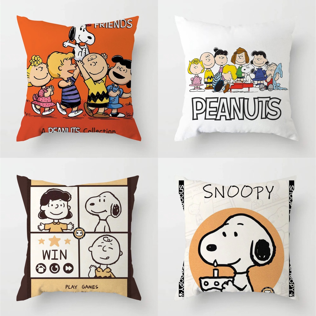 หมอนอิงโซฟา แบบนิ่ม ลายการ์ตูน Snoopy น่ารัก เหมาะกับเป็นของขวัญวันเกิด สําหรับเด็กผู้หญิง