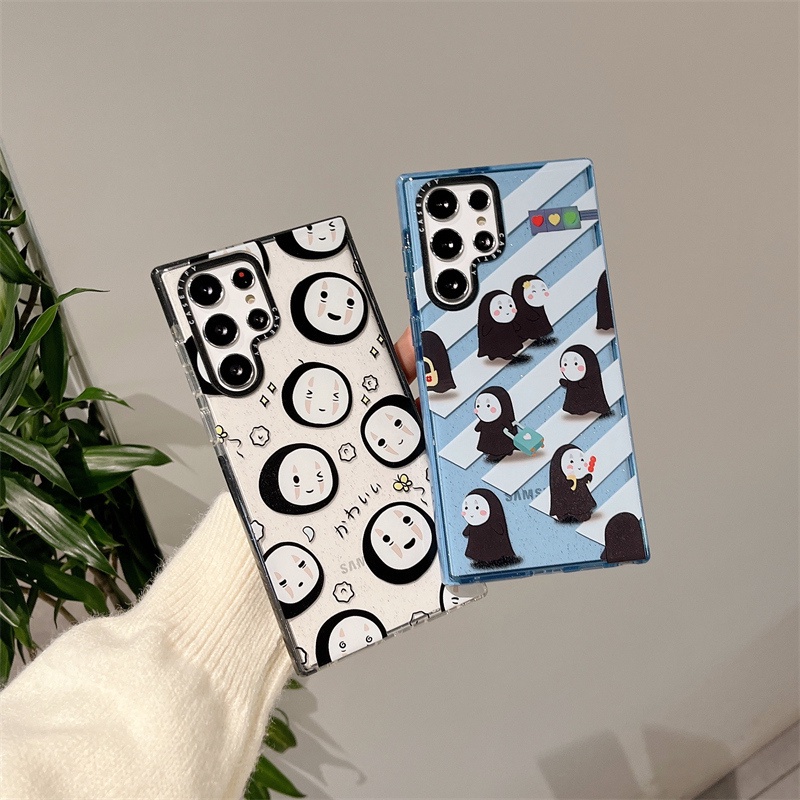 【ใหม่ Casetify Ghost crossing the road】เคสโทรศัพท์มือถือ TPU นิ่ม กันกระแทก ลายการ์ตูนน่ารัก สําหรับ Samsung Galaxy S23 Ultra Plus S22 Ultra
