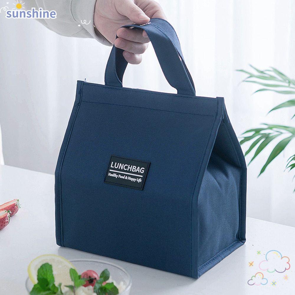 Ssunshine กระเป๋าเก็บอาหารกลางวัน มีฉนวนกันความร้อน สําหรับเด็กนักเรียน เดินทาง