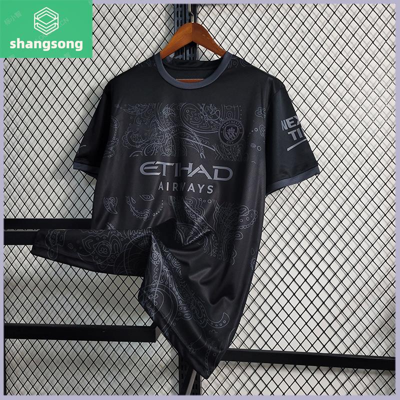 เสื้อฟุตบอล Man City 23-24 สีดํารุ่นพิเศษ