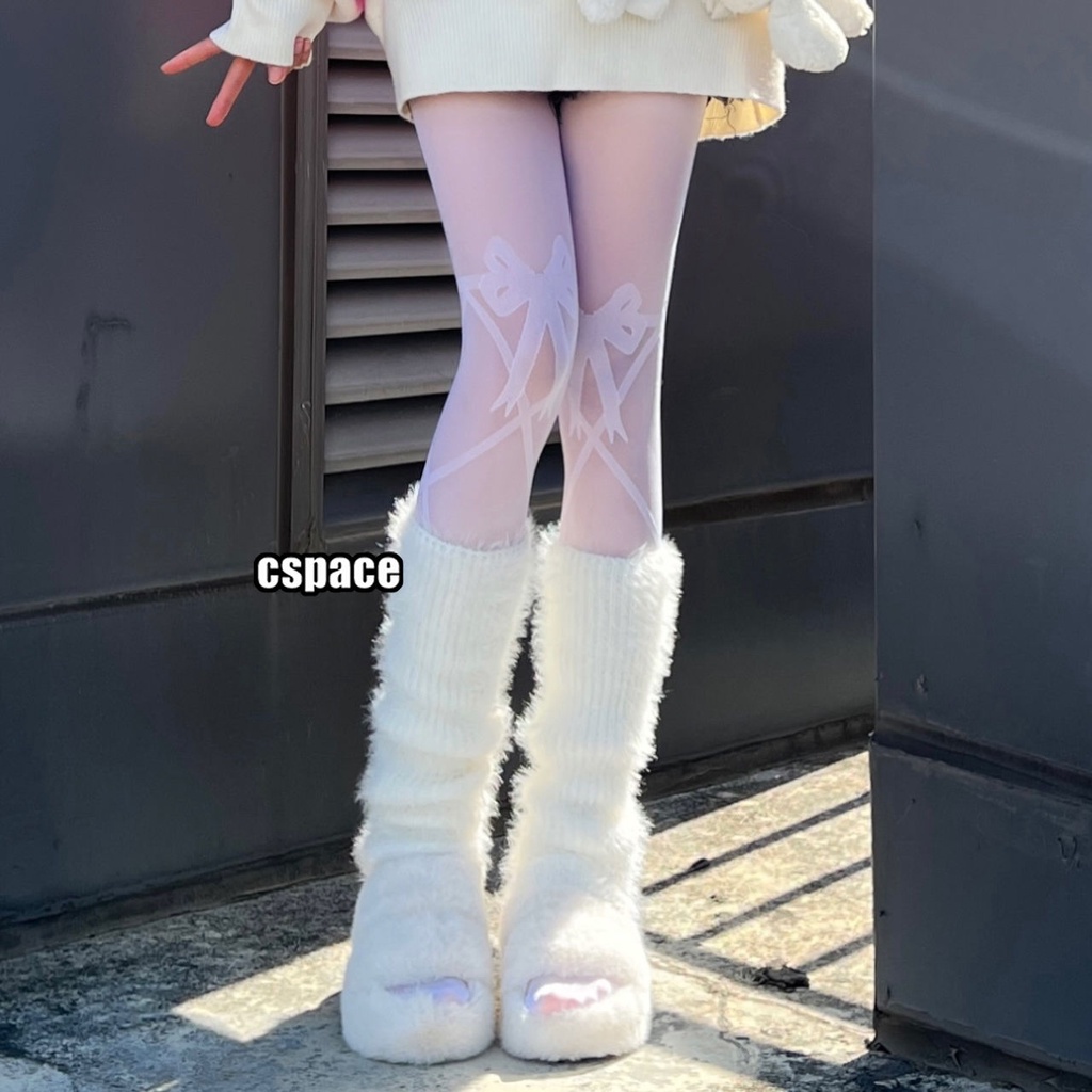 ถุงเท้า ผ้ากํามะหยี่ขนนิ่ม หนา ให้ความอบอุ่น อเนกประสงค์ สีพื้น เหมาะกับฤดูใบไม้ร่วง และฤดูหนาว สําหรับเด็กผู้หญิง Y2K