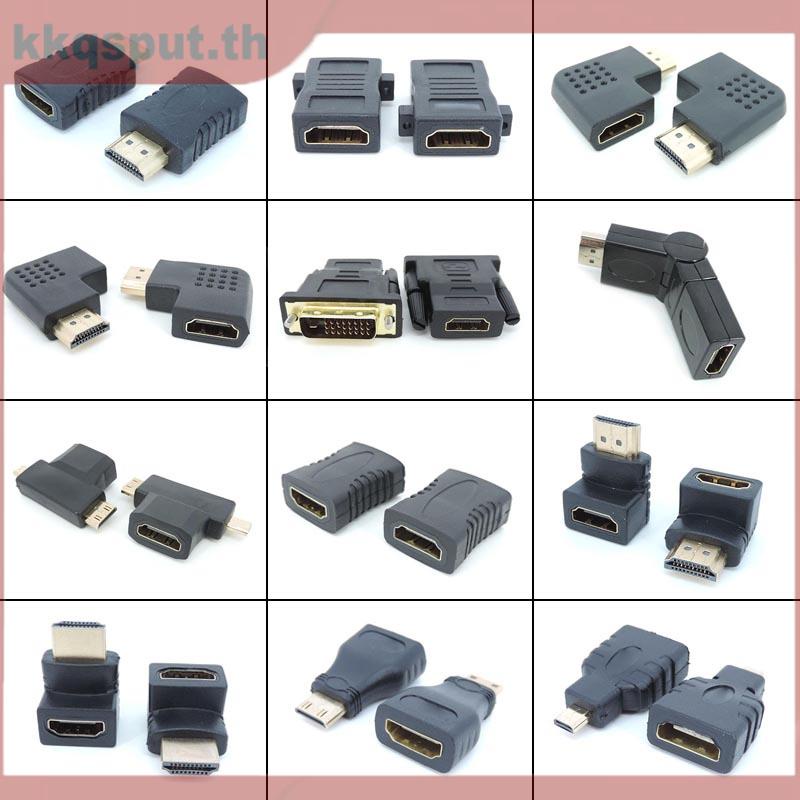 อะแดปเตอร์เชื่อมต่อ HDMI ตัวผู้ เป็นตัวเมีย ขนาดเล็ก เข้ากันได้กับ Micro HDMI THK2