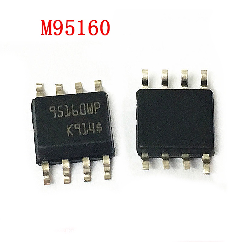 5 ชิ้น/ล็อต M95160-WMN6TP 95160 95160WP 95160P 95160WQ Serial EEPROM หน่วยความจําชิปสําหรับรถยนต์หน่