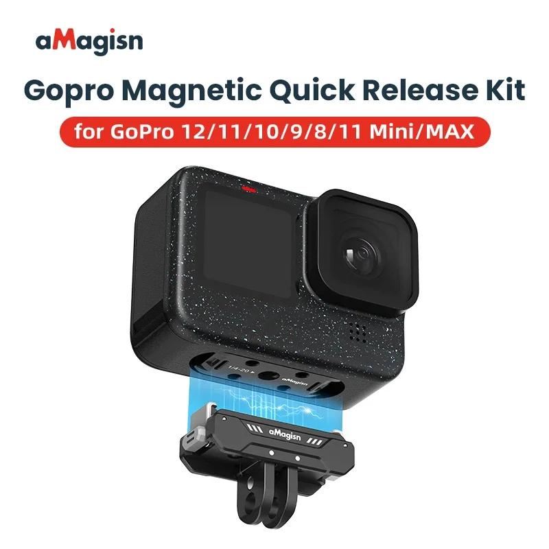 ชุดปลดเร็ว แบบแม่เหล็ก สําหรับกล้อง GoPro 12 11 10 - รูปที่ 3