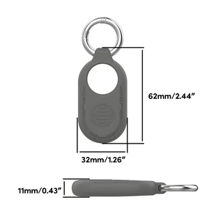 Mochocho เคสซิลิโคนฝาครอบป้องกันสําหรับ SmartTag 2 แขนป้องกันรอยขีดข่วนกระเป๋าถือพร้อมพวงกุญแจป้องกันการสูญหาย