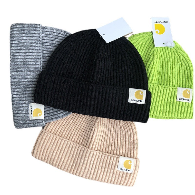 Carhartt หมวกถัก กันลม เรียบง่าย เข้ากับทุกชุด สําหรับผู้ชาย ผู้หญิง