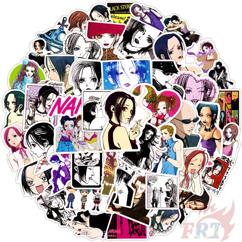 50ชิ้น/เซ็ต ❉ NANA Series 02 สติ๊กเกอร์การ์ตูน Ai Yazawa Girl ❉ Oosaki Nana & Komatsu Nana DIY กระเป