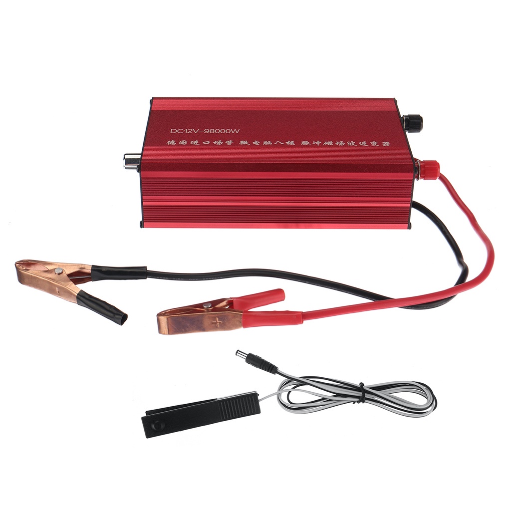 อัลตราโซนิกอินเวอร์เตอร์ 98000W DC 12V สีน้ำเงินเครื่องตกปลาไฟฟ้าอัลตราโซนิกอินเวอร์เตอร์เครื่องตกปลาฟิชเชอร์พลังงานสูง