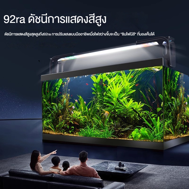 ไฟสเปกตรัม led 92 ดวง กันน้ํา สามสี สําหรับติดตู้ปลา ดําน้ํา