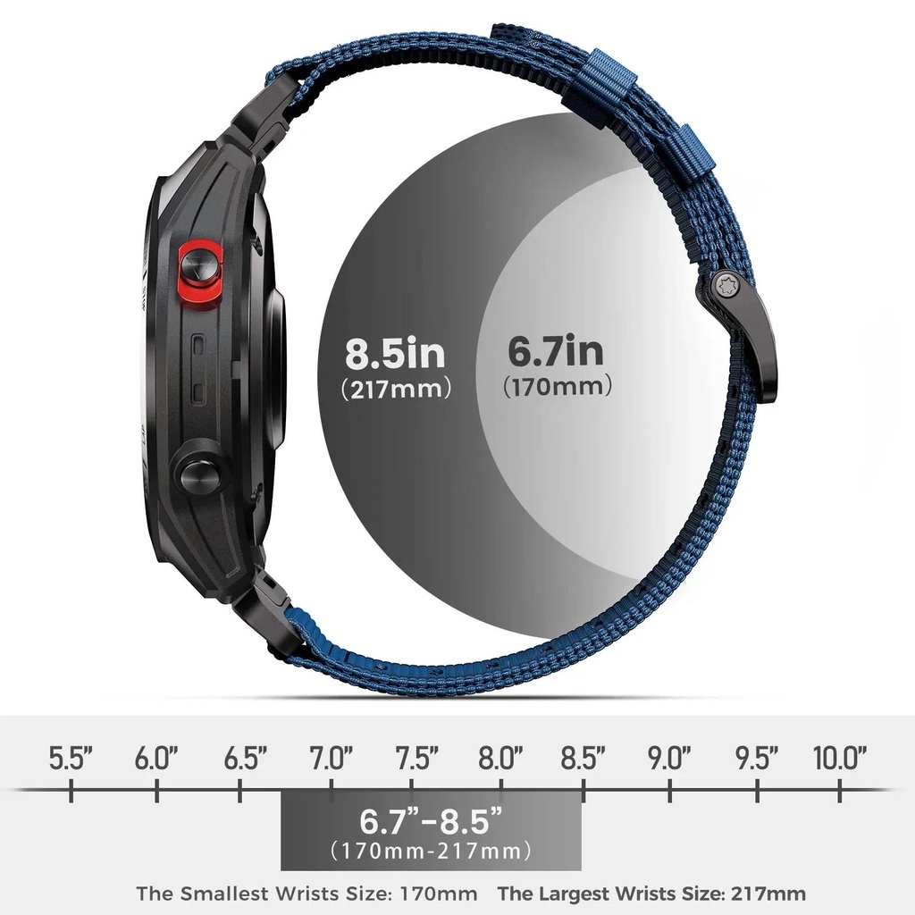 สายนาฬิกาข้อมือไนล่อนถัก 22 มม. 26 มม. สําหรับ Garmin Fenix 7 7X 6X Pro Epix Pro Gen 2 51 มม. 47 มม. Fenix6 5Plus 5XPlus