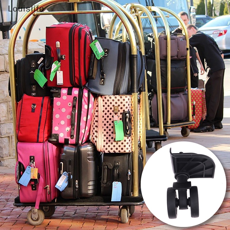 Llph ชุดซ่อมล้อกระเป๋าเดินทาง หมุนได้ 360 องศา ถอดออกได้ แบบเปลี่ยน 2 ชิ้น
