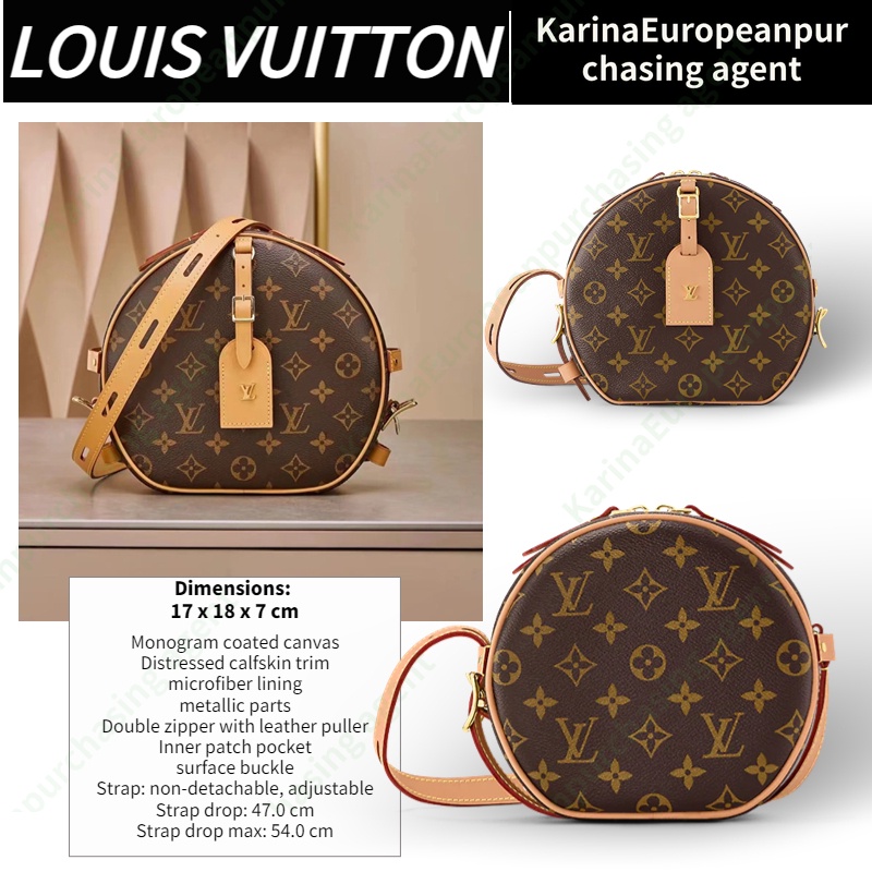 หลุยส์ วิตตองLouis Vuitton BOÎTE CHAPEAU SOUPLE Louis Vuitton Bag สุภาพสตรี/กระเป๋าสะพายไหล่/กระเป๋า